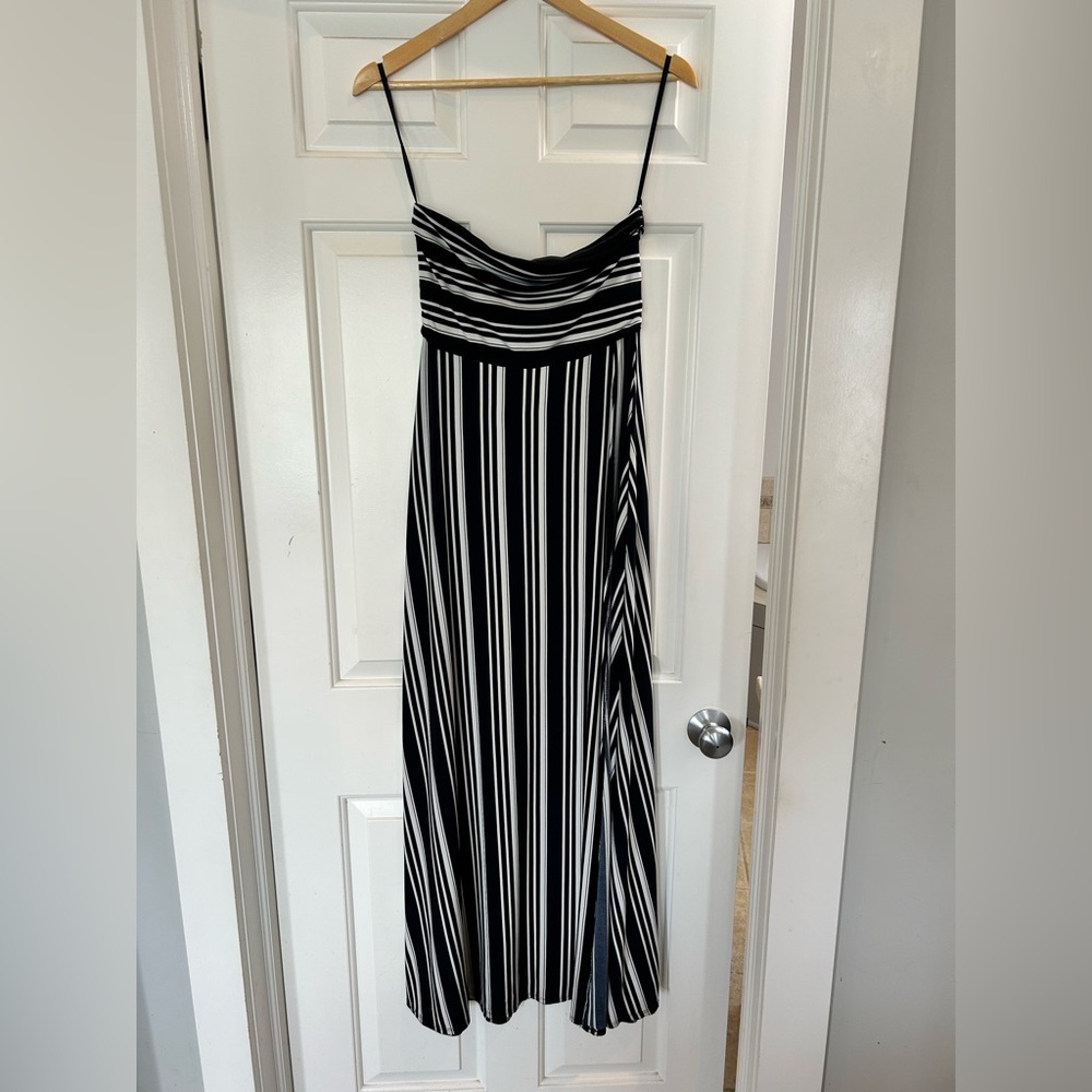 Banana Republic Striped Bandeau Maxi Dress